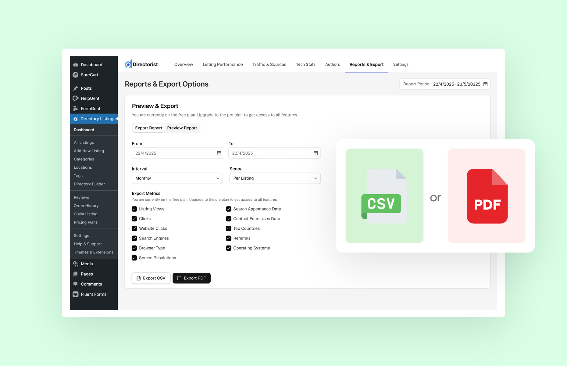 Export Data for Deeper Analysis