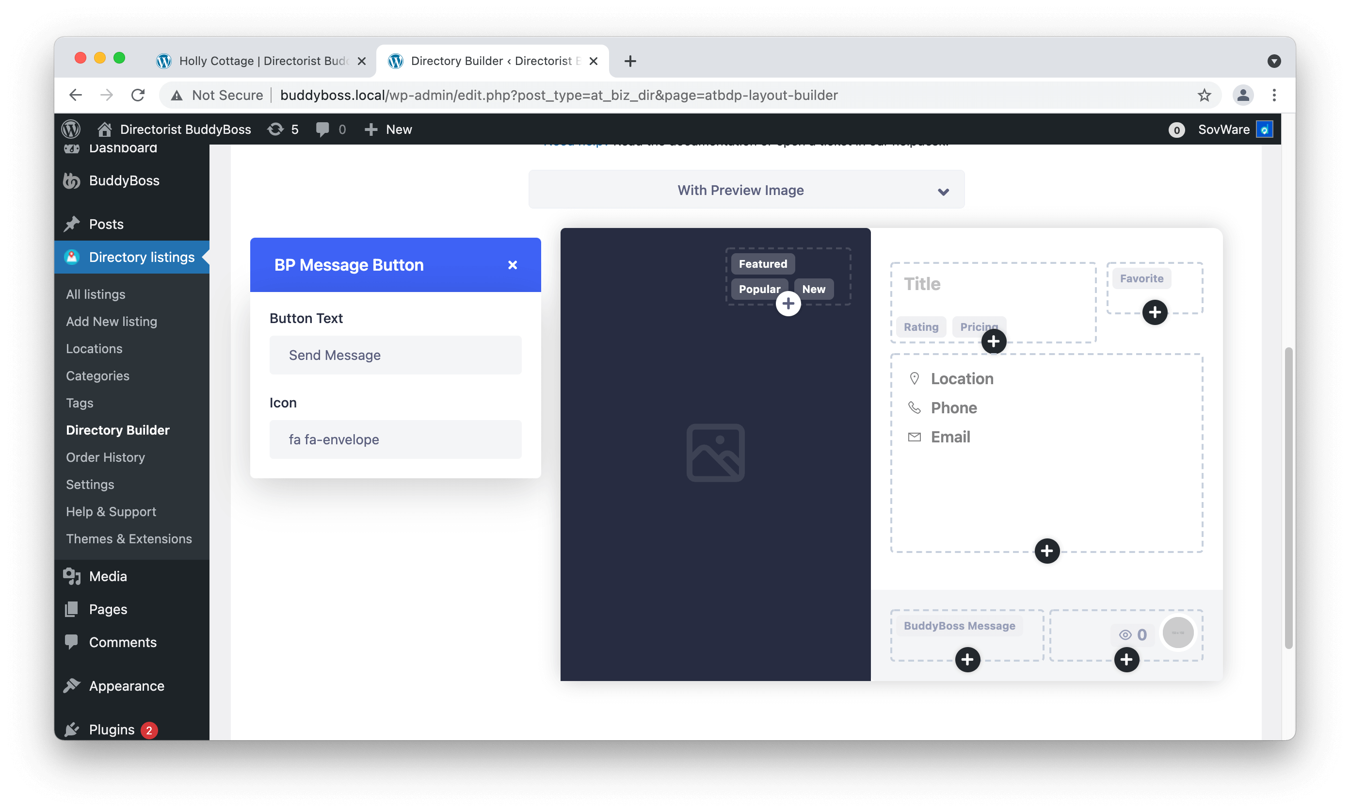 Directory listing website