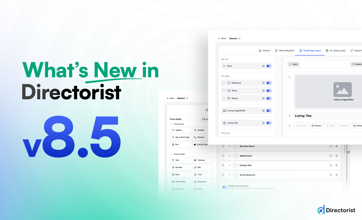 Directorist New Version v8.5