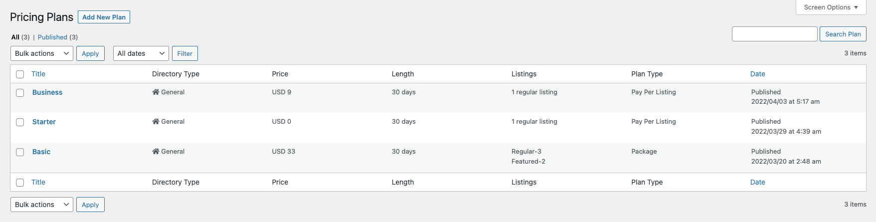 Directory listing website