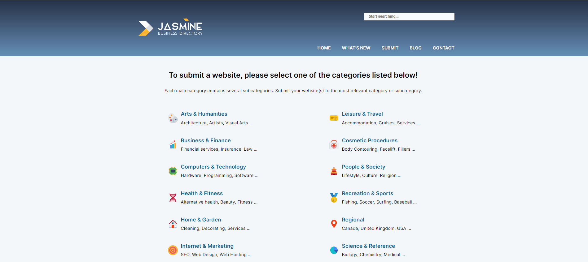 Directory Submission Sites- Jasmine Directory